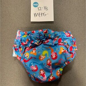 Girls mermaid swim diaper | Never used | Size 12-18mths